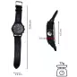 Full HD spy watch with 70° micro-vision and night vision