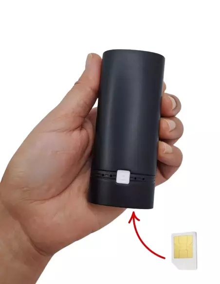 External Battery with hidden GSM spy microphone real-time listening