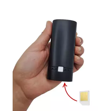 External Battery with hidden GSM spy microphone real-time listening