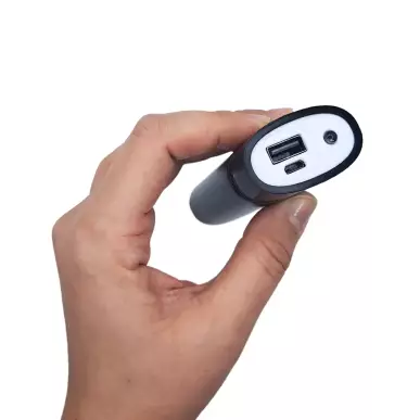 External Battery with hidden GSM spy microphone real-time listening