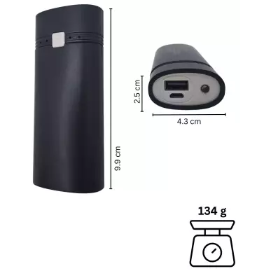 External Battery with hidden GSM spy microphone real-time listening