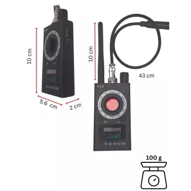 Detecteur Camera et de mouchard espion - 6 heures d'autonomie