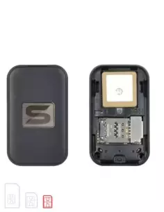 Small GPS tracker with GSM spy microphone, real-time listening - magnetic