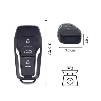 discreet spy camera in a car key Full HD 7h battery life
