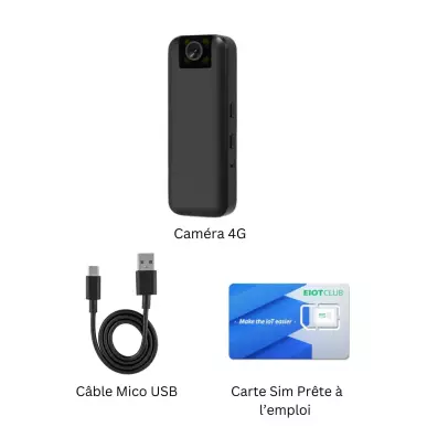 Wireless camera - remote viewing via 4G super HD 8h battery life