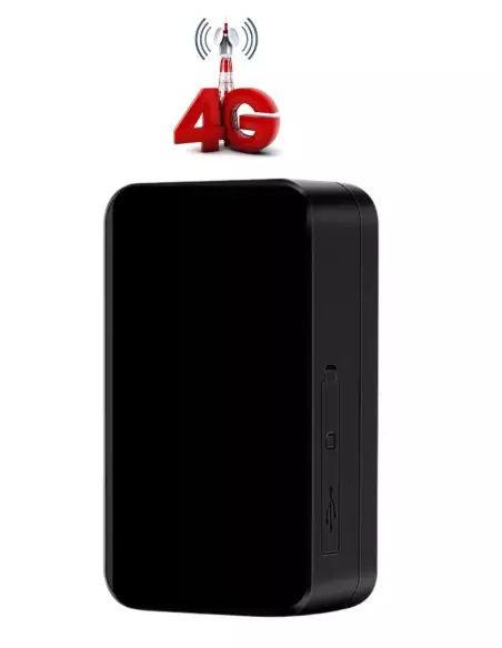 Mini-Mikrofon und GPS-Ortung mit 4G, lange Akkulaufzeit 50 Tage
