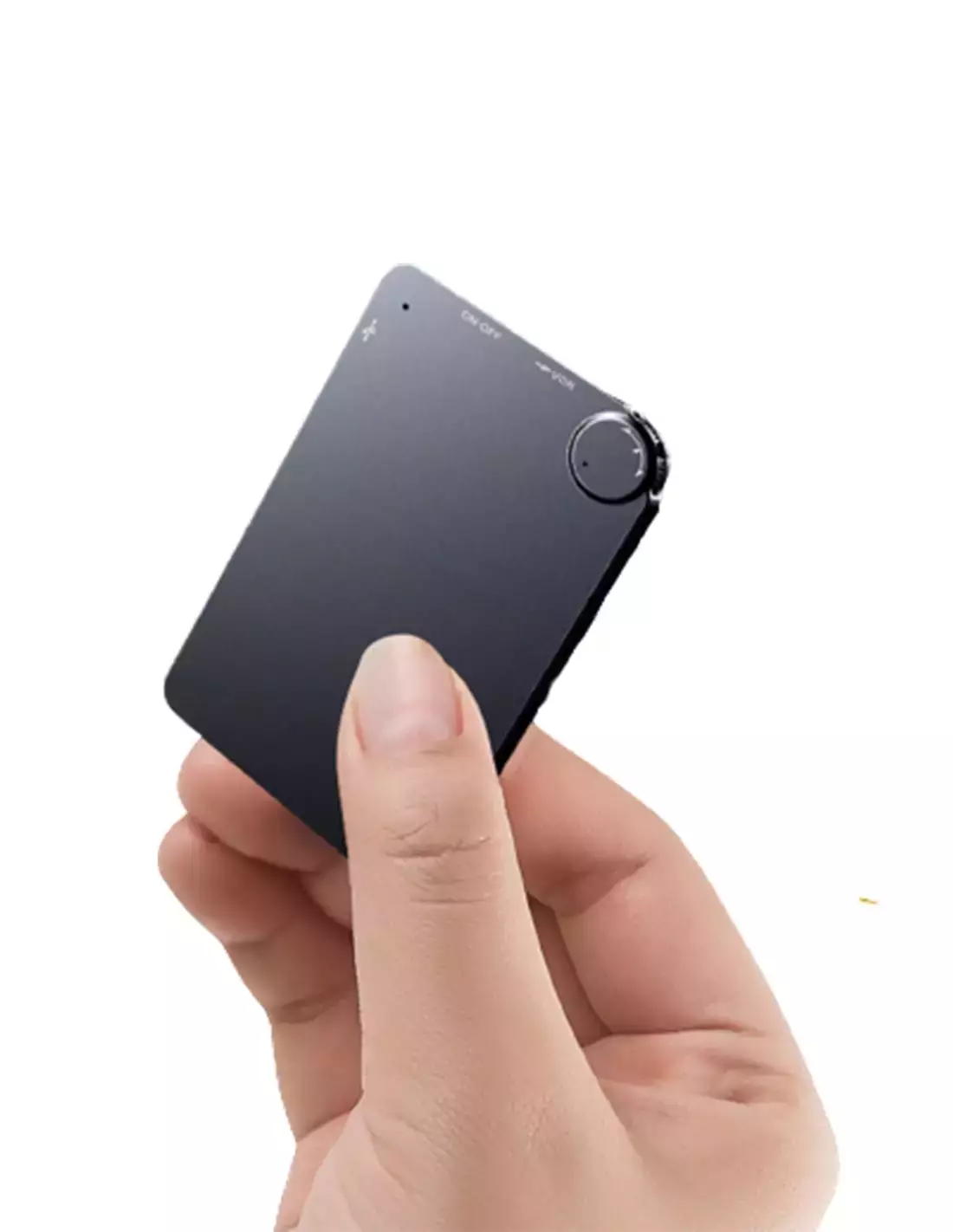 Ultra-flat spy tape recorder and MP3 player, 150 hours of battery life Ultra-flat spy tape recorder and MP3 player, 150 hours of battery life