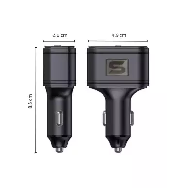 4G GPS Tracker Cigarette Lighter - Real-Time Car Tracking