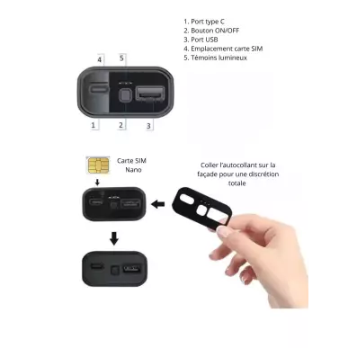 4G GPS Tracker Zigarettenanzünder - Echtzeit-Autoverfolgung