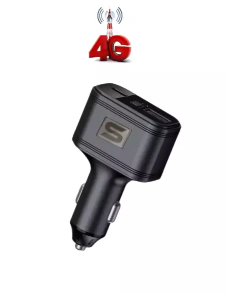 Chargeur Allume Cigare avec traceur GPS - haute précision en 4G
