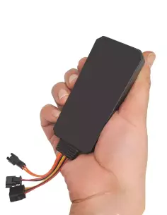 Car GPS tracker with engine cut-off and movement alert