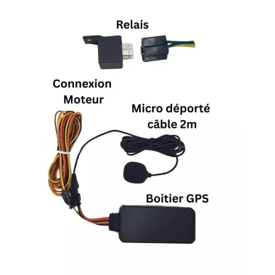Plug-in-GPS-Auto-Tracker mit kabelgebundenem GSM-Mikrofon