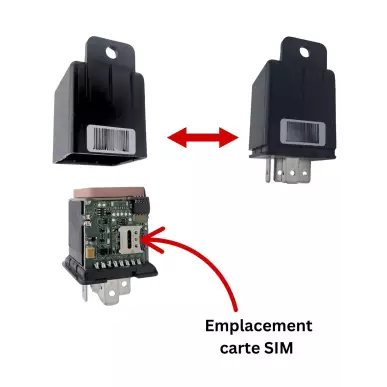Traceur GPS 4g pour voiture dans Relai à brabcher avec coupure moteur
