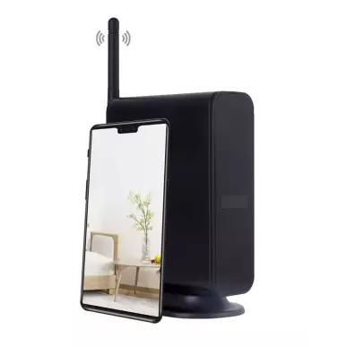 Camera espion WIFI dans un Routeur détection PIR - angle 140°