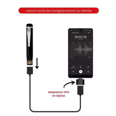 Spy Pen Micro Recorder with 30 Days Battery Life