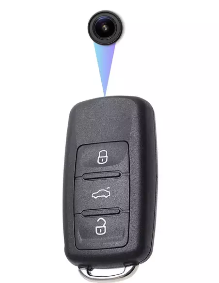 Clé de voiture Caméra espion discrète Full HD vision 7h d'autonomie