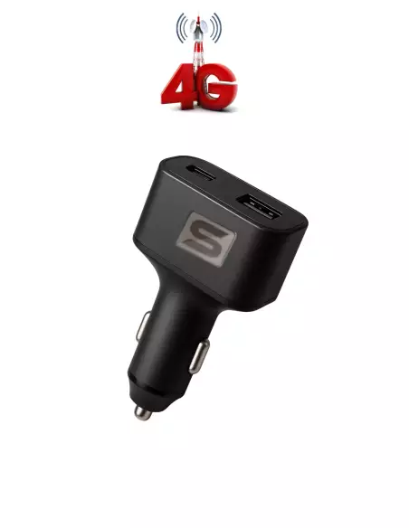 Chargeur Allume Cigare avec traceur GPS - haute précision en 4G