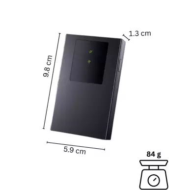 modem 4G avec batterie intégrée 5 h d'autonomie