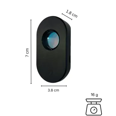 Mini détecteur de caméra espion infrarouge invisible compact