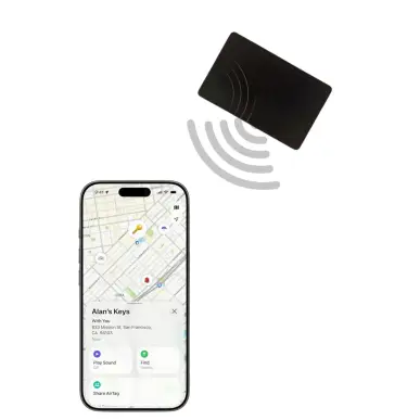 Traceur GPS ultra fin iOS silencieux – Airtag plat 2 pièces