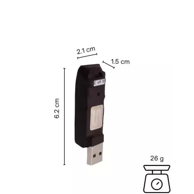 Micro Spy Recorder, ultralange Akkulaufzeit, 100 Tage Erkennung