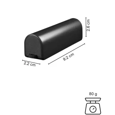 external micro spy charger, 16 GB - 150 days of battery life