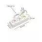 Multiprise avec micro espion connecté - 3 prises écoute à distance Multiprise avec micro espion connecté - 3 prises écoute à distance
