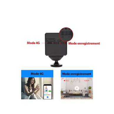 Mini 4G Full HD Night Vision Surveillance Camera with SIM Card