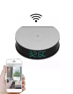 WIFI Überwachungskamera im Wecker – Ladegerät, 120° Sicht