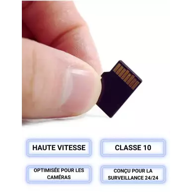 64 GB Micro SD für Spionagekamera und Überwachung rund um die Uhr