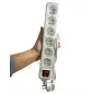 spy power strip, 6 sockets, real-time listening and sound detection