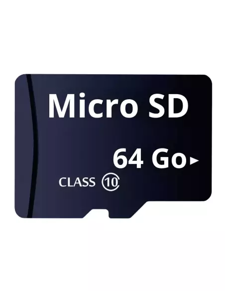 64 GB Micro-SD-Karte für Spionagekamera und 24/7-Überwachung