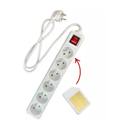 spy power strip - microphone for live listening and sound detection
