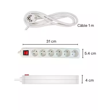 spy power strip - microphone for live listening and sound detection