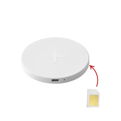 Induction charger with hidden GSM spy microphone real-time listening