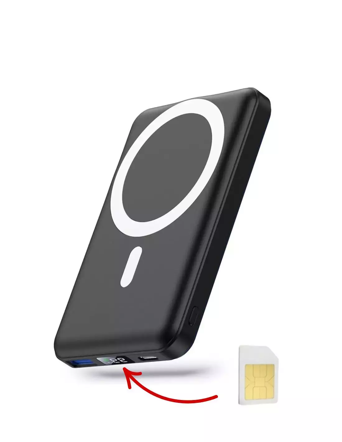 Magsafe Induktionsladegerät - GSM-Spionagemikrofon zum Live-Abhören Magsafe Induktionsladegerät - GSM-Spionagemikrofon zum Live-Abhören