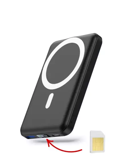Induction charger with hidden GSM spy microphone real-time listening