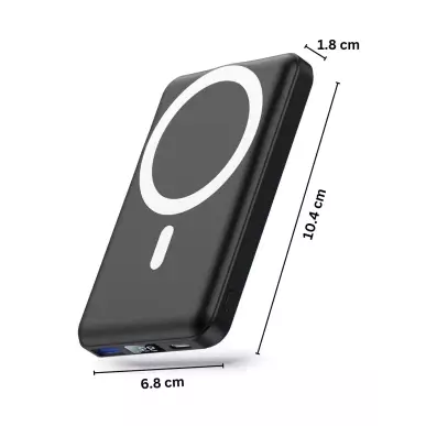 Abhörmikrofon in MAGSAFE-Powerbank für Fernüberwachung