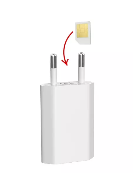 USB-Ladegerät mit Spionagemikrofon zum Fernabhören in Echtzeit