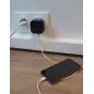 WIFI spy camera in a charger with a wide field of vision of 140°