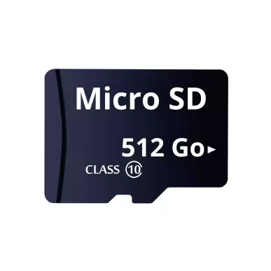 512 GB Micro-SD-Karte für Spionagekamera und 24/7-Überwachung