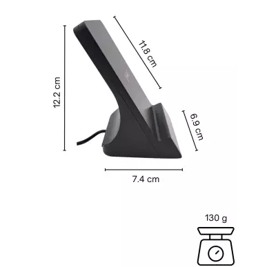 Induction charger with Full HD WIFI spy camera - 120° vision