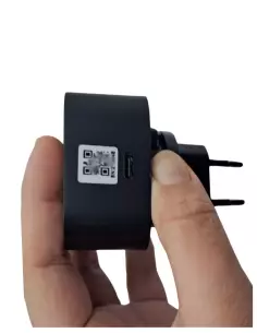 Full HD spy camera charger and wide 140° field of vision