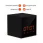 Induction charger clock and WIFI spy camera 140° vision