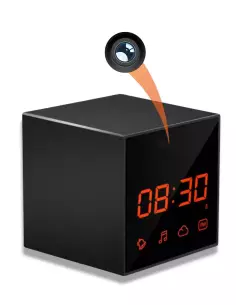 WIFI surveillance camera in a clock – Charger, 140° vision