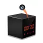 Induction charger clock and WIFI spy camera 140° vision