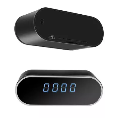 Horloge espion camera Full HD champ de vision 70° vision en direct