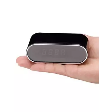 WIFI spy camera in a live surveillance alarm clock with 70° vision