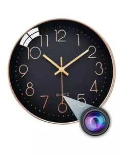 HD-WLAN-Spionagekamera in einer Wanduhr, 7 Stunden Akkulaufzeit