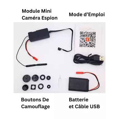 mini WIFI HD DIY spy camera real-time vision 7 hours of autonomy